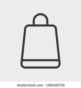 Bag icon isolated on background. Package symbol modern, simple, vector, icon for website design, mobile app, ui. Vector Illustration