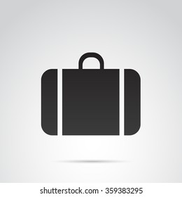Bag icon isolated on white background. Vector art.