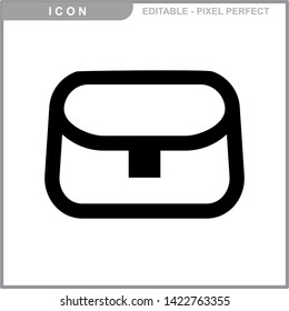 bag icon isolated sign symbol vector illustration - vector