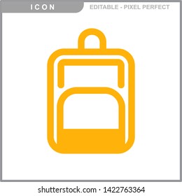 bag icon isolated sign symbol vector illustration - vector