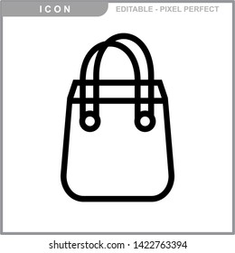 bag icon isolated sign symbol vector illustration - vector