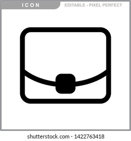 bag icon isolated sign symbol vector illustration - vector