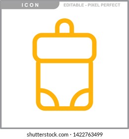 bag icon isolated sign symbol vector illustration - vector