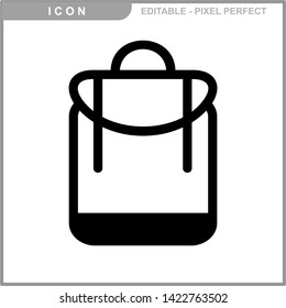 bag icon isolated sign symbol vector illustration - vector