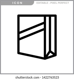 bag icon isolated sign symbol vector illustration - vector