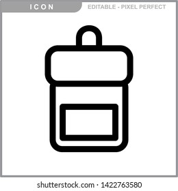 bag icon isolated sign symbol vector illustration - vector