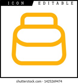 bag icon isolated sign symbol vector illustration - vector