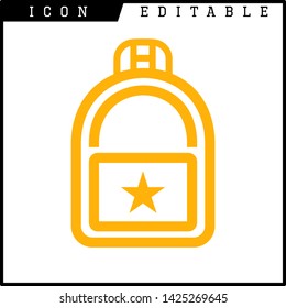 bag icon isolated sign symbol vector illustration - vector