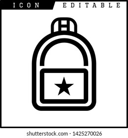 bag icon isolated sign symbol vector illustration - vector