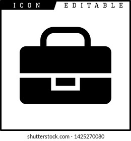 bag icon isolated sign symbol vector illustration - vector