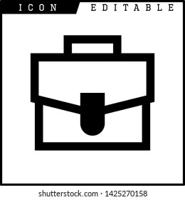 bag icon isolated sign symbol vector illustration - vector
