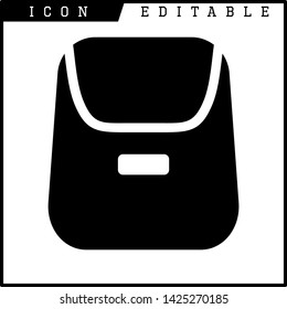 bag icon isolated sign symbol vector illustration - vector