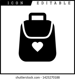 bag icon isolated sign symbol vector illustration - vector