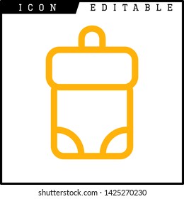 bag icon isolated sign symbol vector illustration - vector