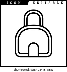 bag icon isolated sign symbol vector illustration - vector 