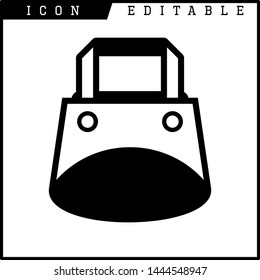 bag icon isolated sign symbol vector illustration - vector 