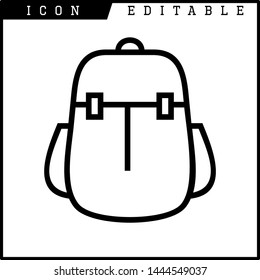 bag icon isolated sign symbol vector illustration - vector 