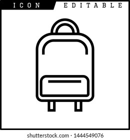 bag icon isolated sign symbol vector illustration - vector 
