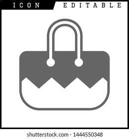 bag icon isolated sign symbol vector illustration - vector 