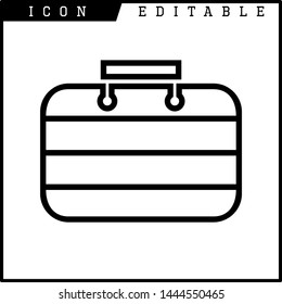 bag icon isolated sign symbol vector illustration - vector 