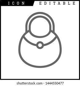 bag icon isolated sign symbol vector illustration - vector 