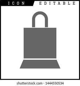 bag icon isolated sign symbol vector illustration - vector 
