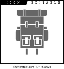 bag icon isolated sign symbol vector illustration - vector 