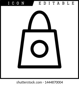 bag icon isolated sign symbol vector illustration - vector 
