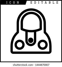 bag icon isolated sign symbol vector illustration - vector 

