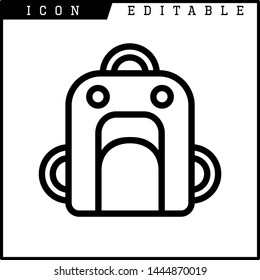 bag icon isolated sign symbol vector illustration - vector 
