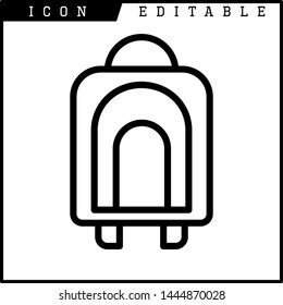 bag icon isolated sign symbol vector illustration - vector 
