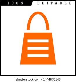 bag icon isolated sign symbol vector illustration - vector 
