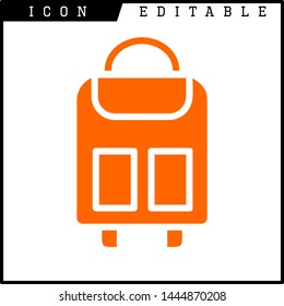 bag icon isolated sign symbol vector illustration - vector 
