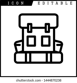 bag icon isolated sign symbol vector illustration - vector 
