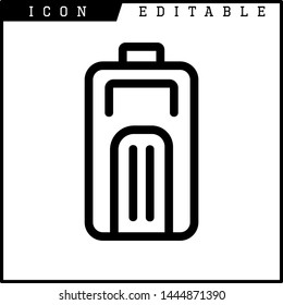 bag icon isolated sign symbol vector illustration - vector 
