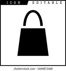 bag icon isolated sign symbol vector illustration - vector 
