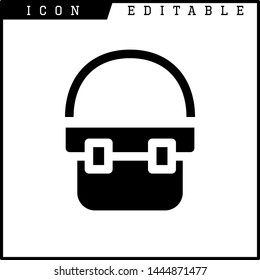 bag icon isolated sign symbol vector illustration - vector 
