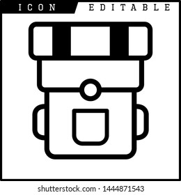 bag icon isolated sign symbol vector illustration - vector 

