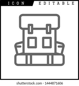 bag icon isolated sign symbol vector illustration - vector 
