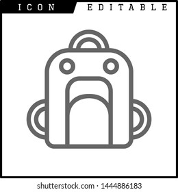 bag icon isolated sign symbol vector illustration - vector 
