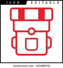bag icon isolated sign symbol vector illustration - vector 
