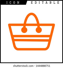 bag icon isolated sign symbol vector illustration - vector 
