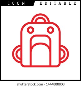 bag icon isolated sign symbol vector illustration - vector 
