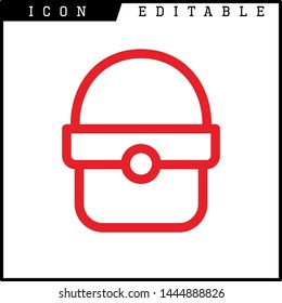 bag icon isolated sign symbol vector illustration - vector 
