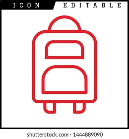 bag icon isolated sign symbol vector illustration - vector 
