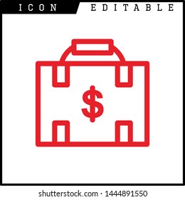 bag icon isolated sign symbol vector illustration - vector 
