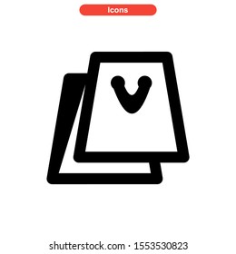 bag icon isolated sign symbol vector illustration - high quality black style vector icons
