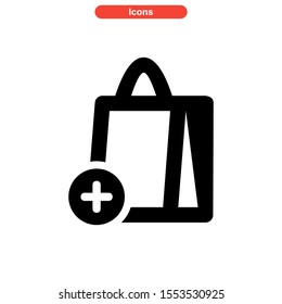 bag icon isolated sign symbol vector illustration - high quality black style vector icons
