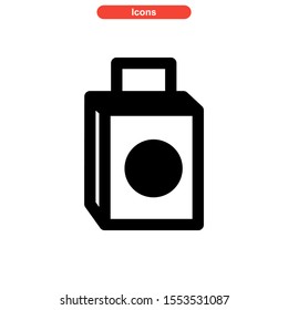 bag icon isolated sign symbol vector illustration - high quality black style vector icons
