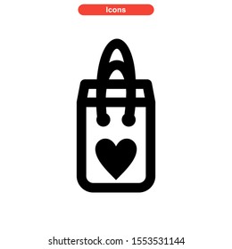 bag icon isolated sign symbol vector illustration - high quality black style vector icons
